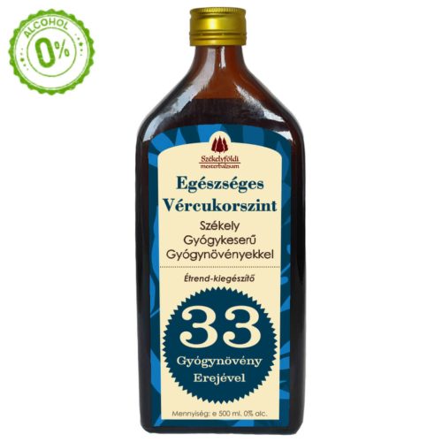 Egészséges Vércukorszint – Székely Gyógykeserű 500ml 